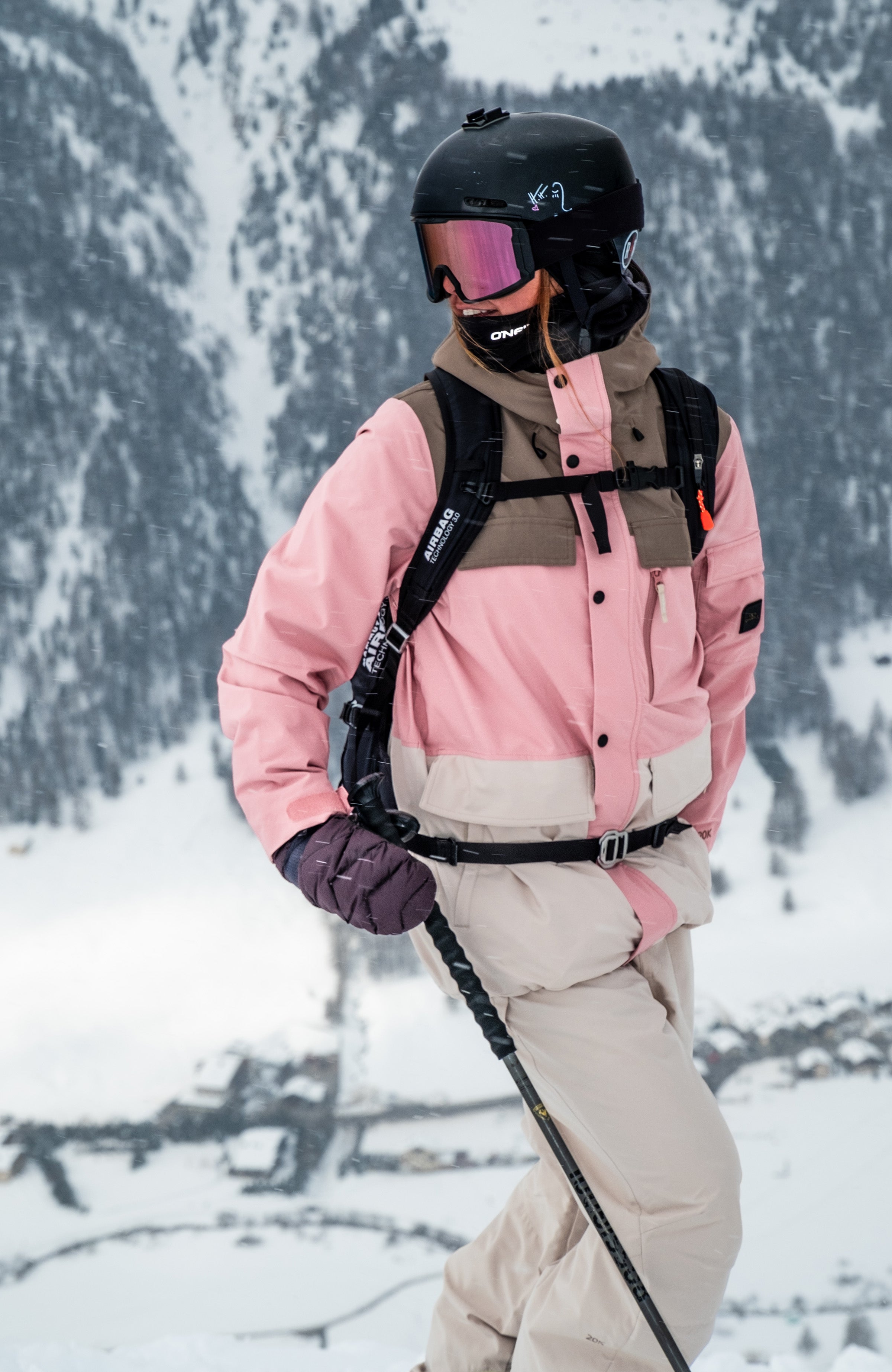 Utility Pro Hybrid Jacket | Genuine Pink Colour Block – O'Neill