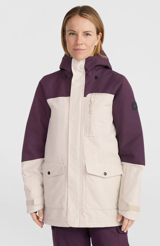 Utility Hybrid Snow Jacket | Atmosphere Colour Block