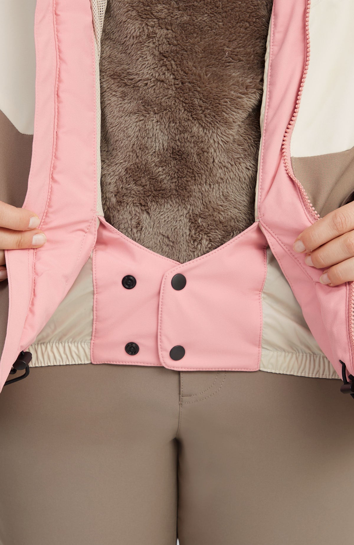 Carbonite Snow Jacket | Genuine Pink Colour Block