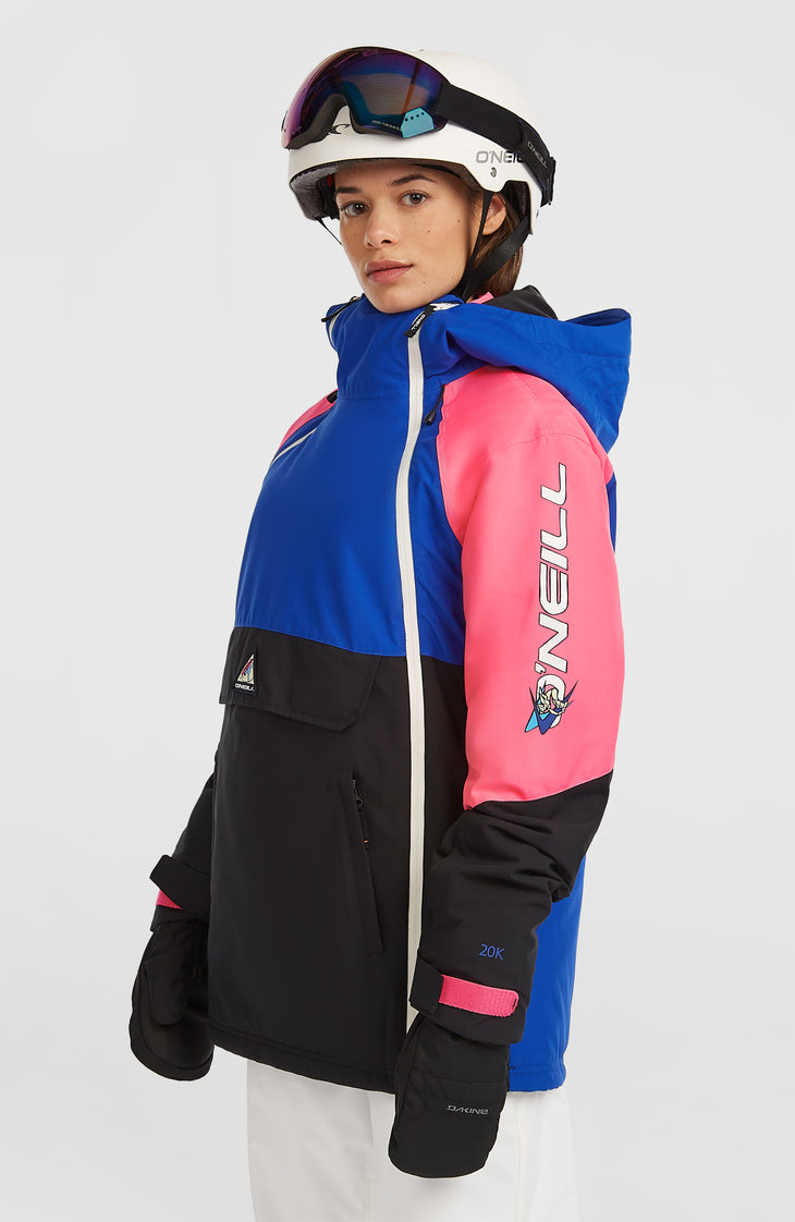 FWC'Play Asymmetric Snow Jacket | Active Blue Colour Block