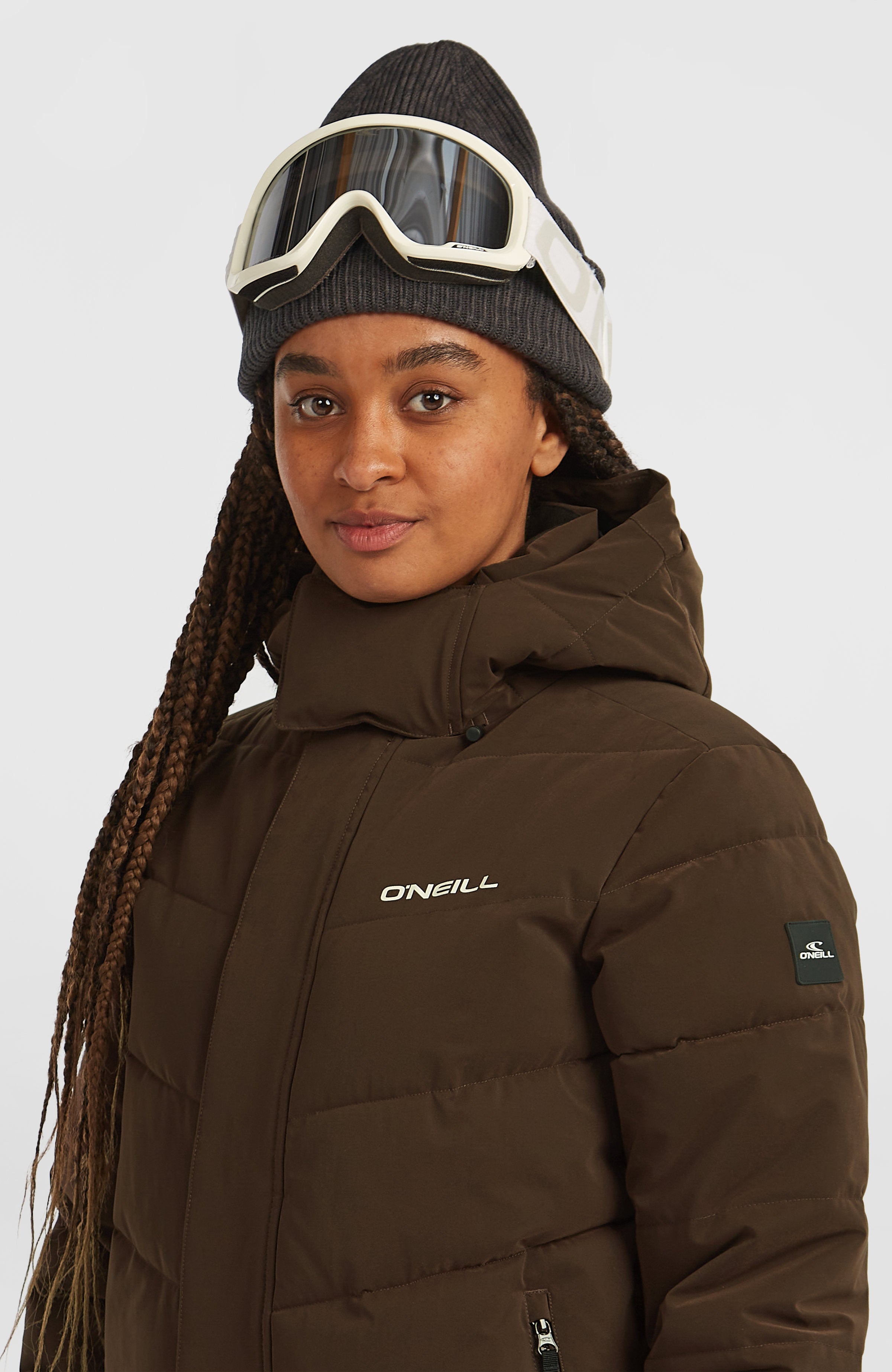 FWC'Cruz Hybrid Puffer Snow Jacket | Coffee Bean – O'Neill