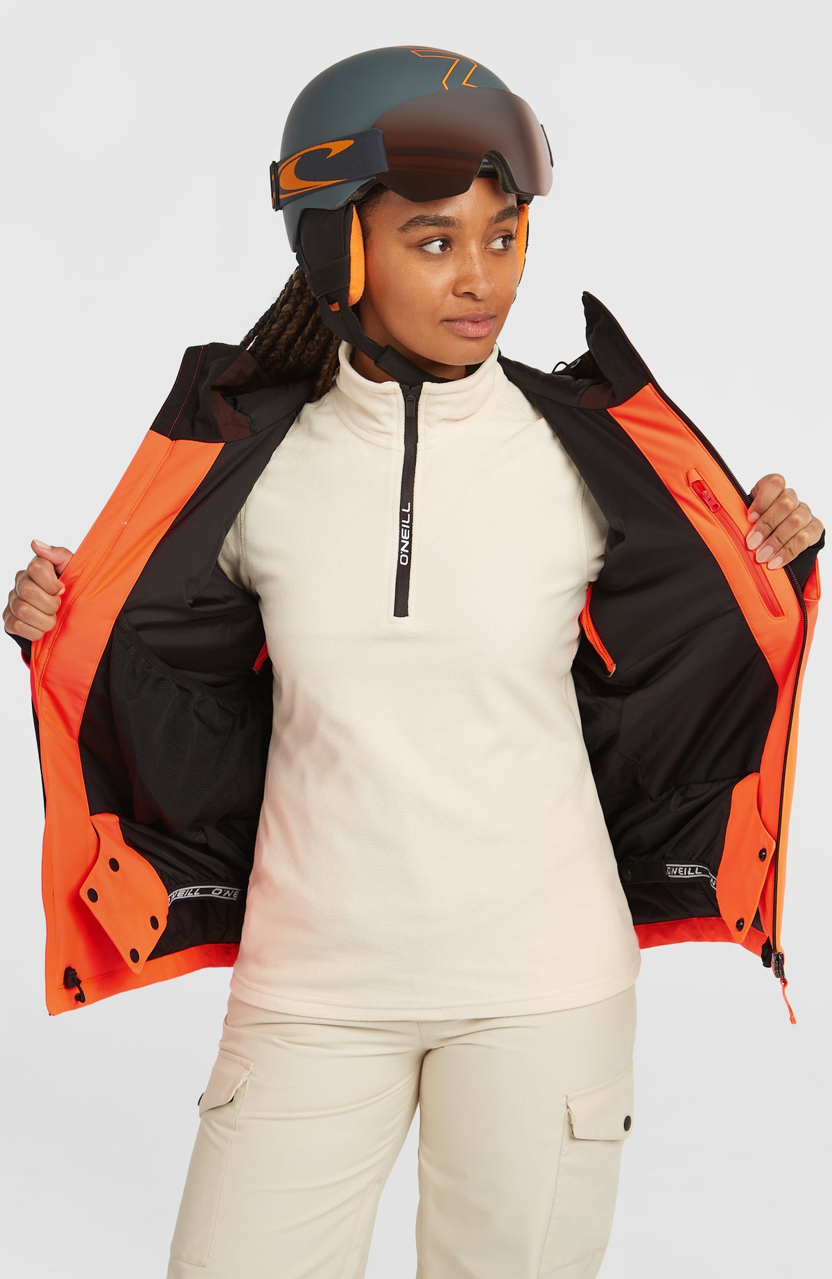 FWC'Cruz Triple Snow Jacket | Coffee Bean Colour Block