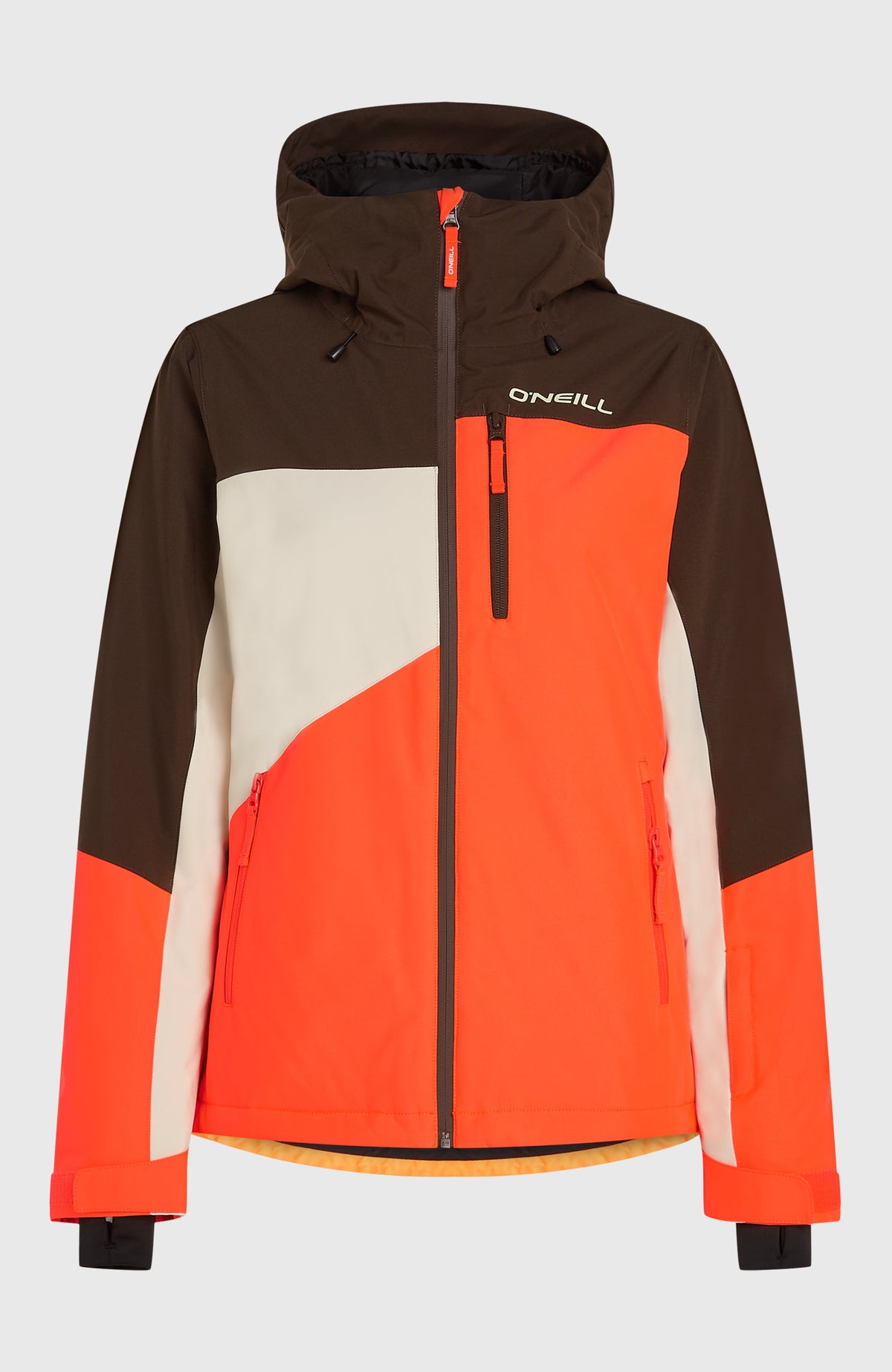 FWC'Cruz Triple Snow Jacket | Coffee Bean Colour Block