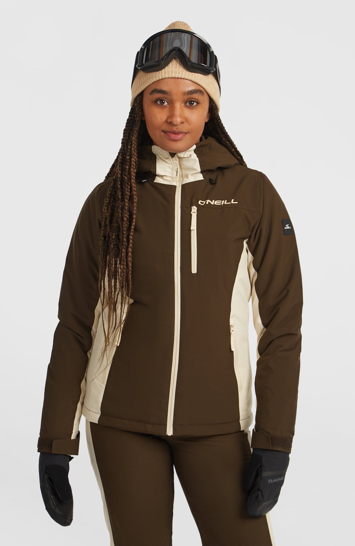 FWC'Cruz Duo Snow Jacket | Coffee Bean Colour Block