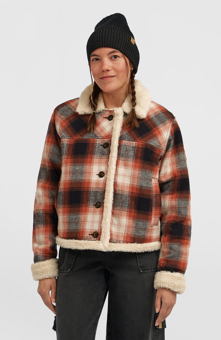 O'Riginals Fleece-Lined Jacket | Bonfire Check O'Riginals Fleece-Lined Jacket | Bonfire Check