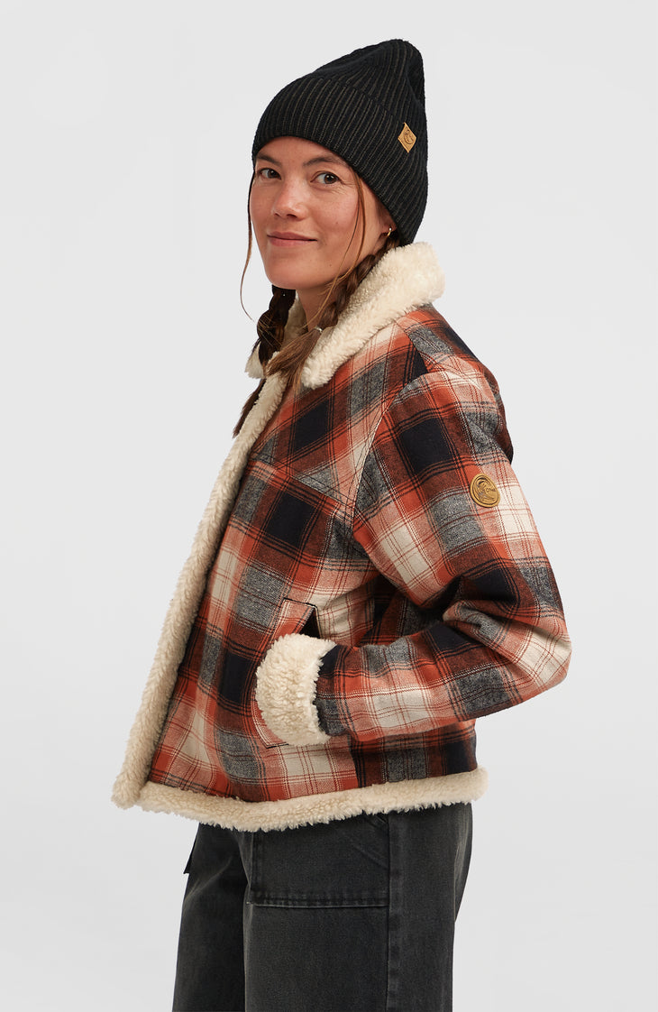 O'Riginals Fleece-Lined Jacket | Bonfire Check