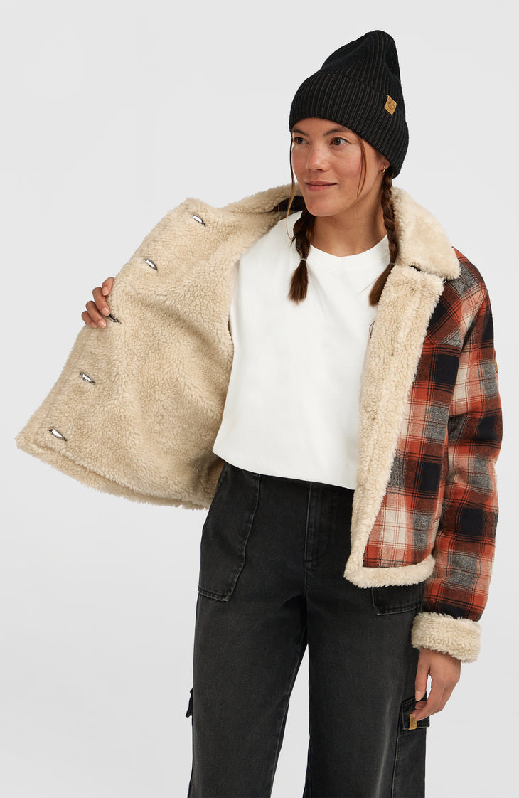 O'Riginals Fleece-Lined Jacket | Bonfire Check