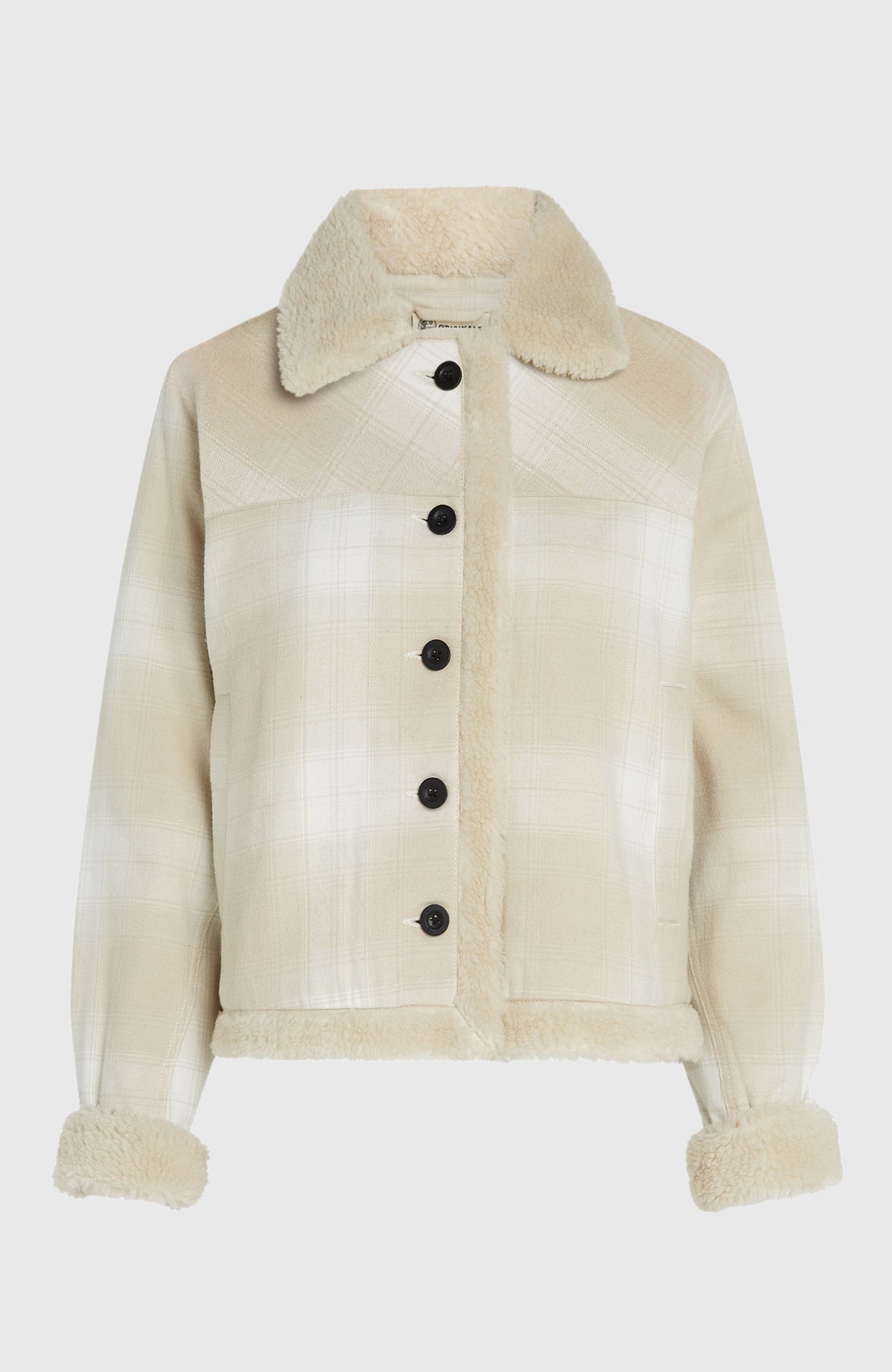O'Riginals Fleece-Lined Jacket | Beige Check