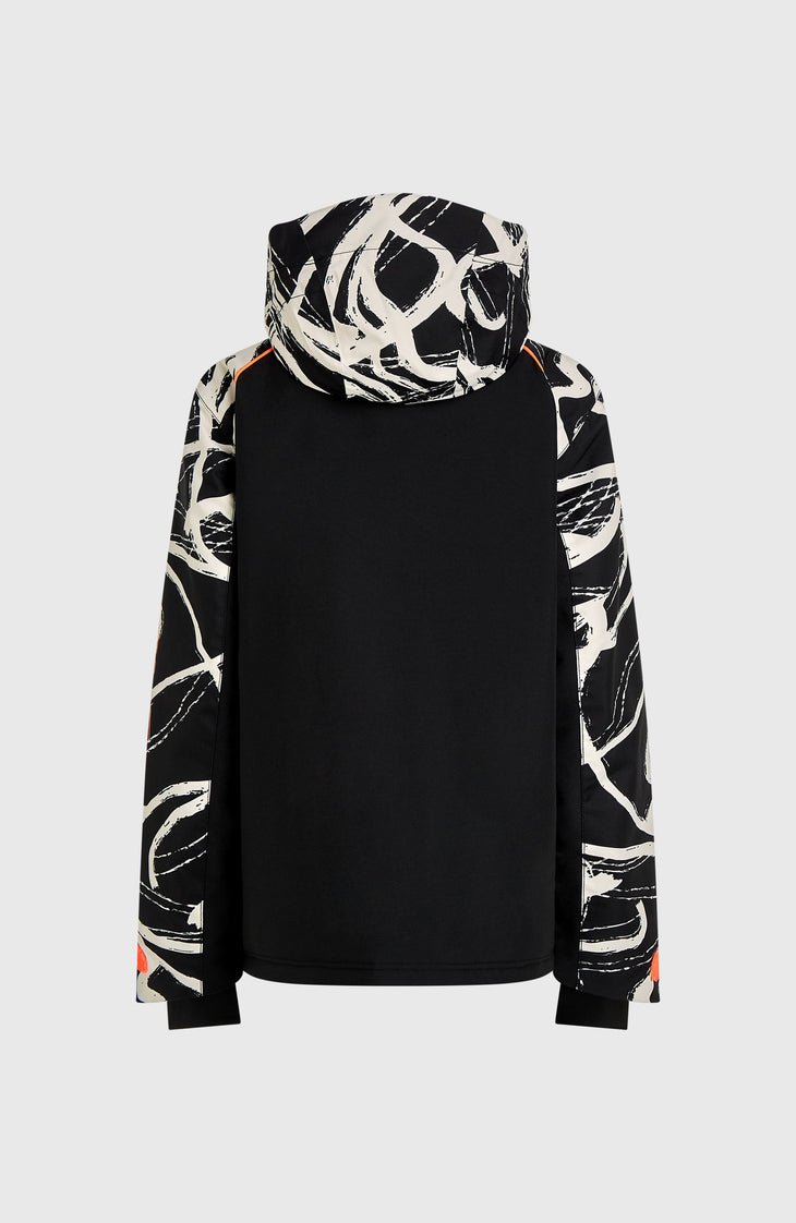 FWC'Play Asymmetric Snow Jacket | White Snowtracks