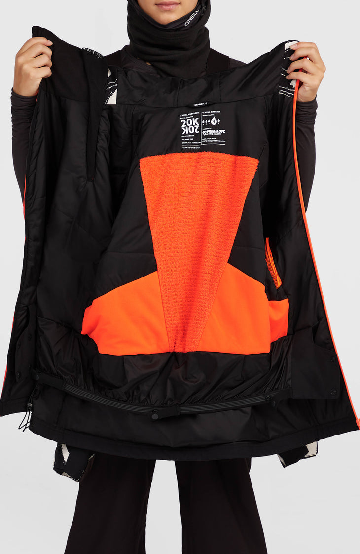 FWC'Play Asymmetric Snow Jacket | White Snowtracks
