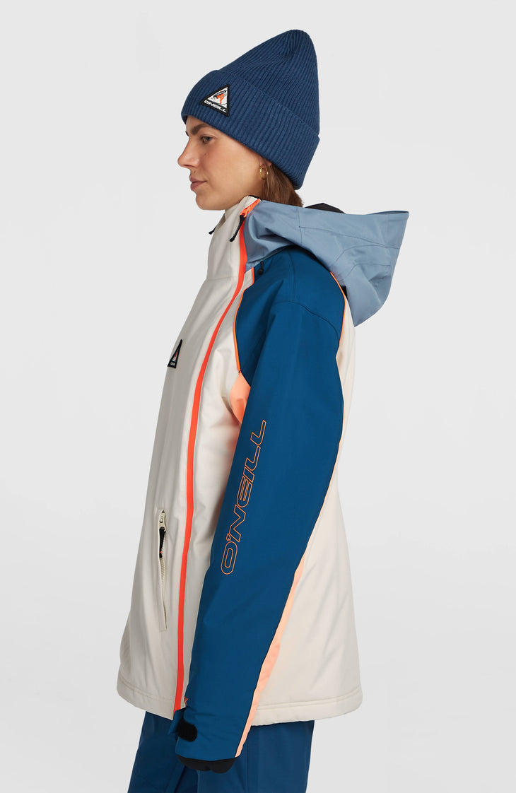 FWC'Play Asymmetric Snow Jacket | Murky Water Colour Block