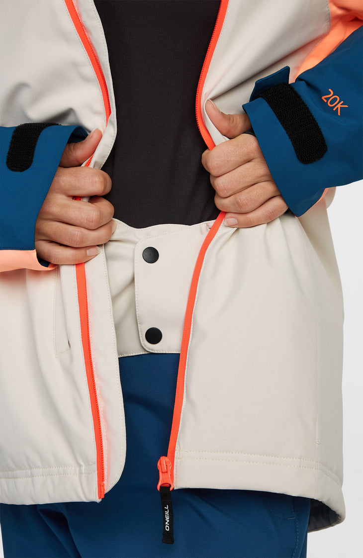 FWC'Play Asymmetric Snow Jacket | Murky Water Colour Block