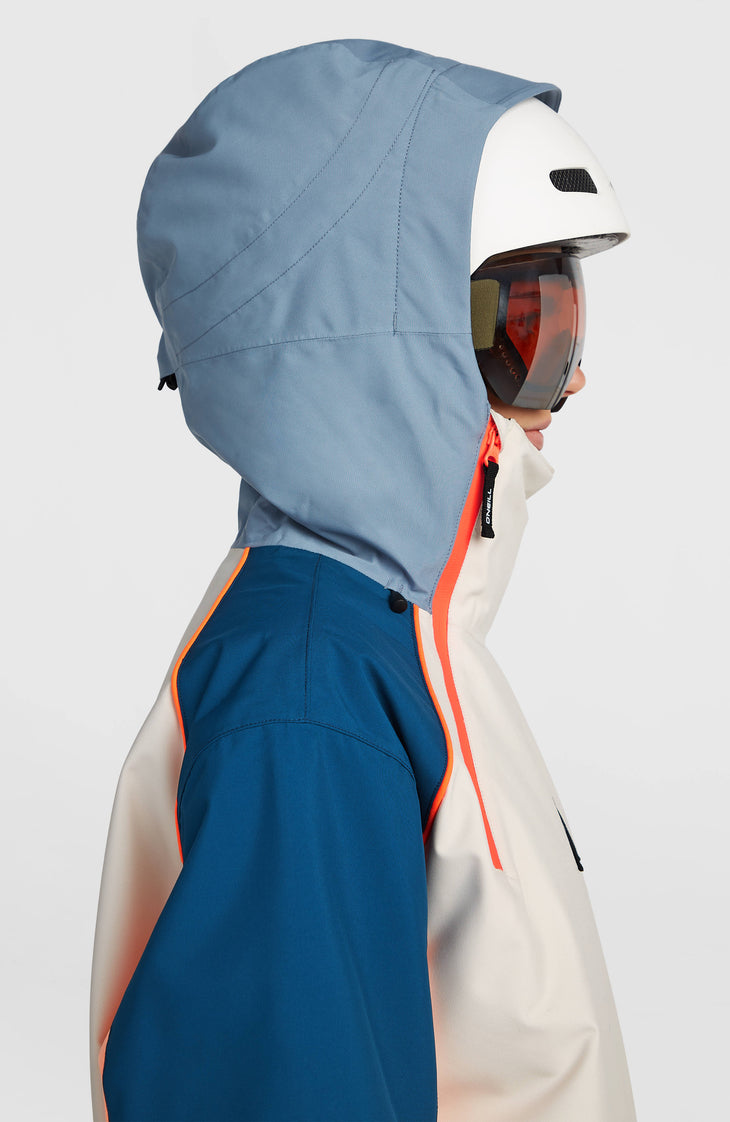 FWC'Play Asymmetric Snow Jacket | Murky Water Colour Block