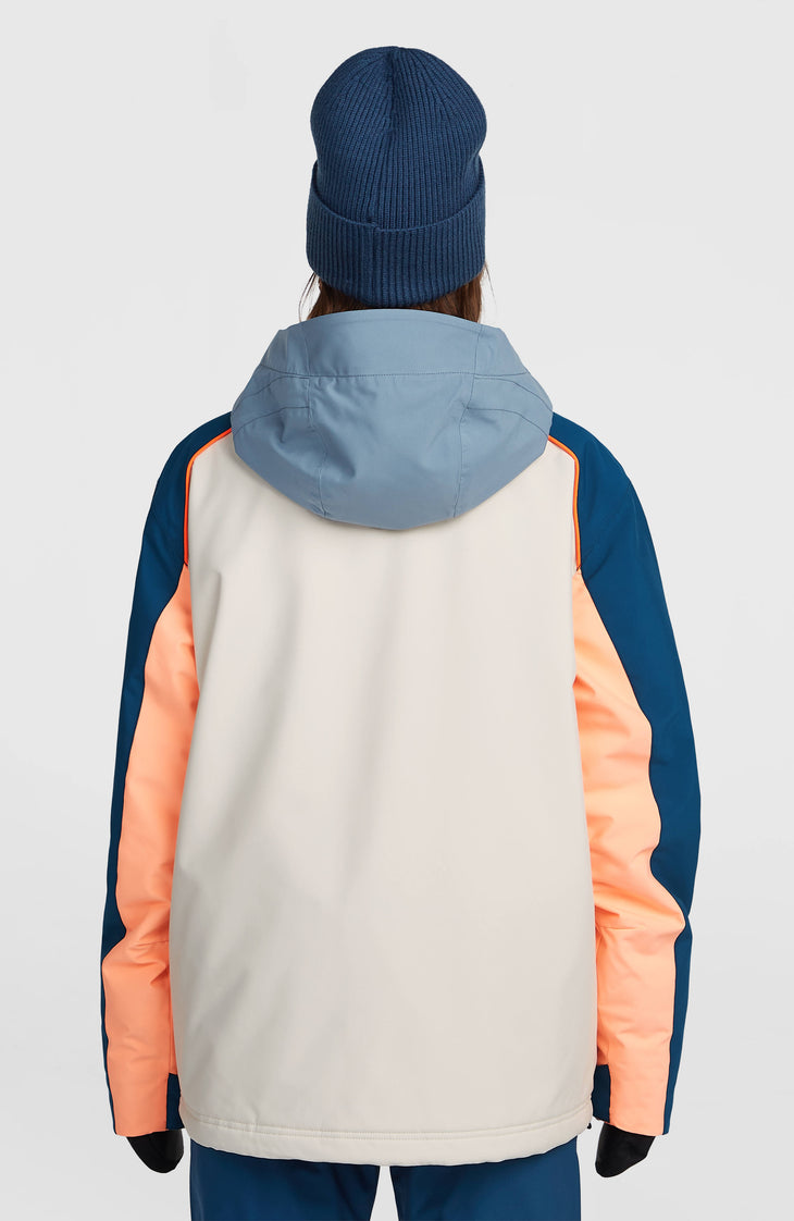 FWC'Play Asymmetric Snow Jacket | Murky Water Colour Block