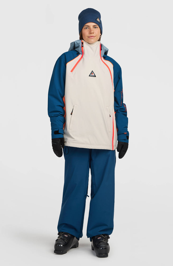 FWC'Play Asymmetric Snow Jacket | Murky Water Colour Block