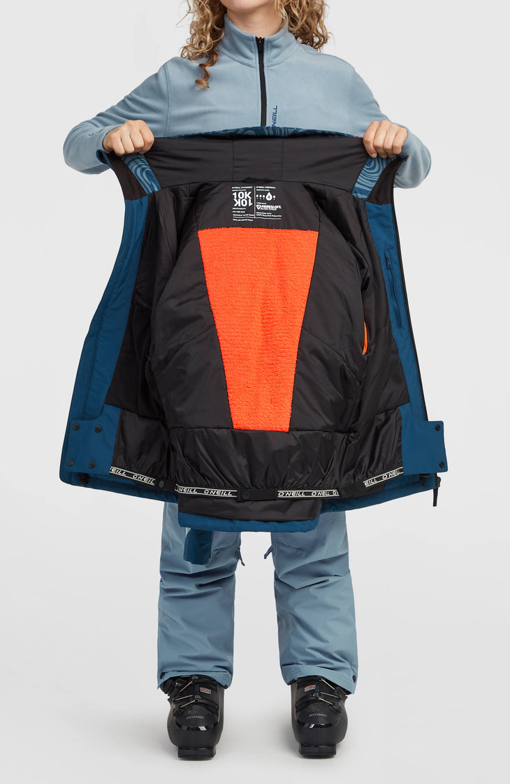 FWC'Cruz Triple Snow Jacket | Blue Swirl Zebra