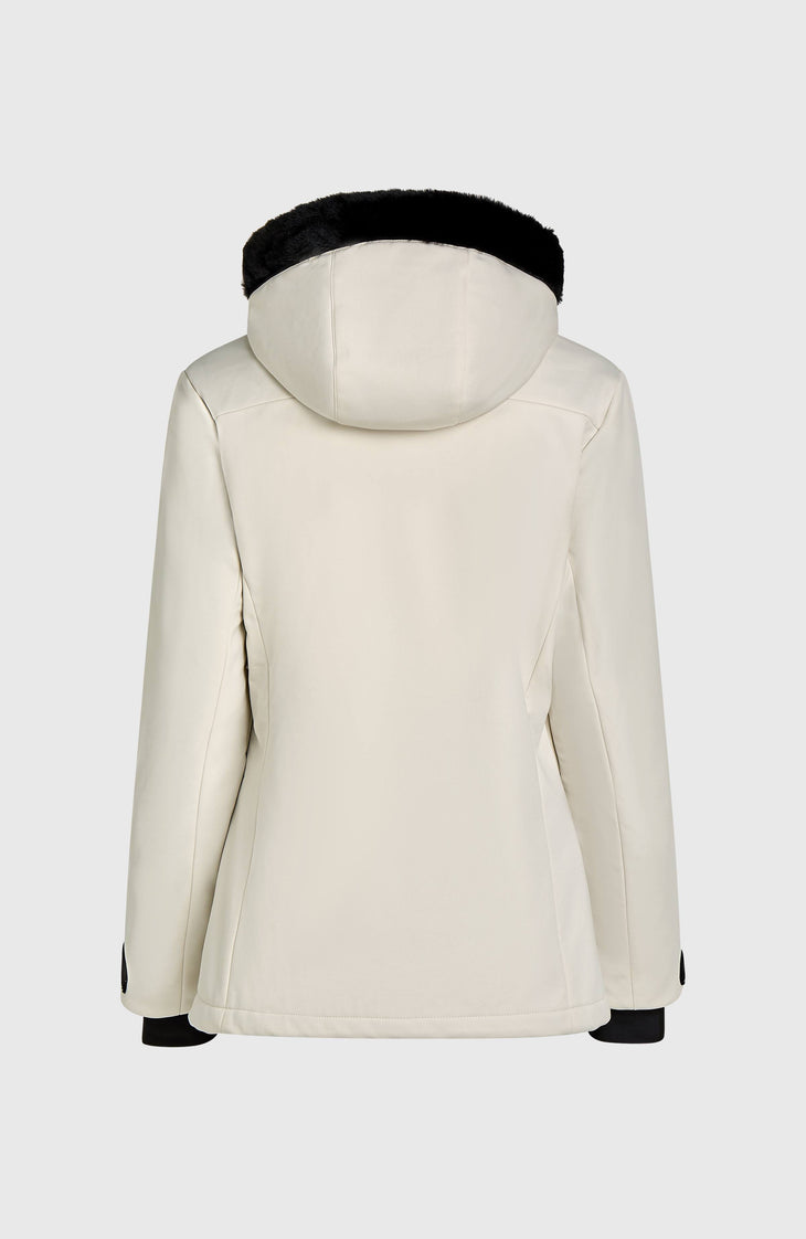 FWC'Cruz Softshell Snow Jacket | Linen White