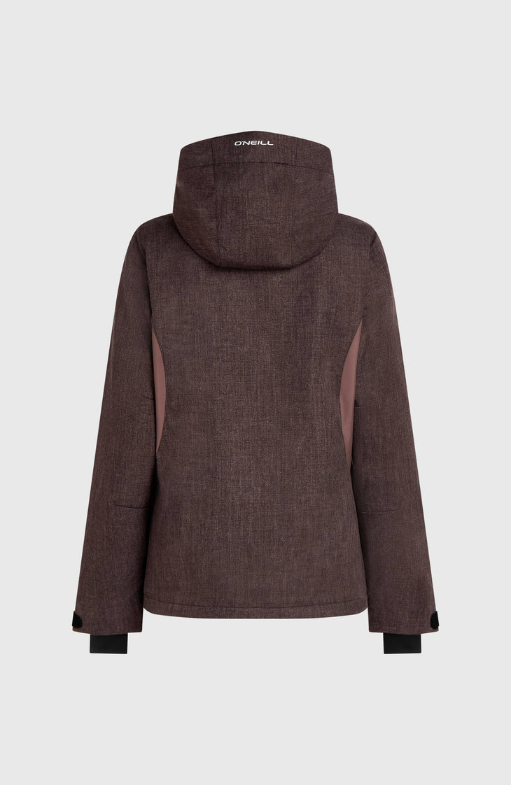 FWC'Cruz Melange Snow Jacket | Purple Gray