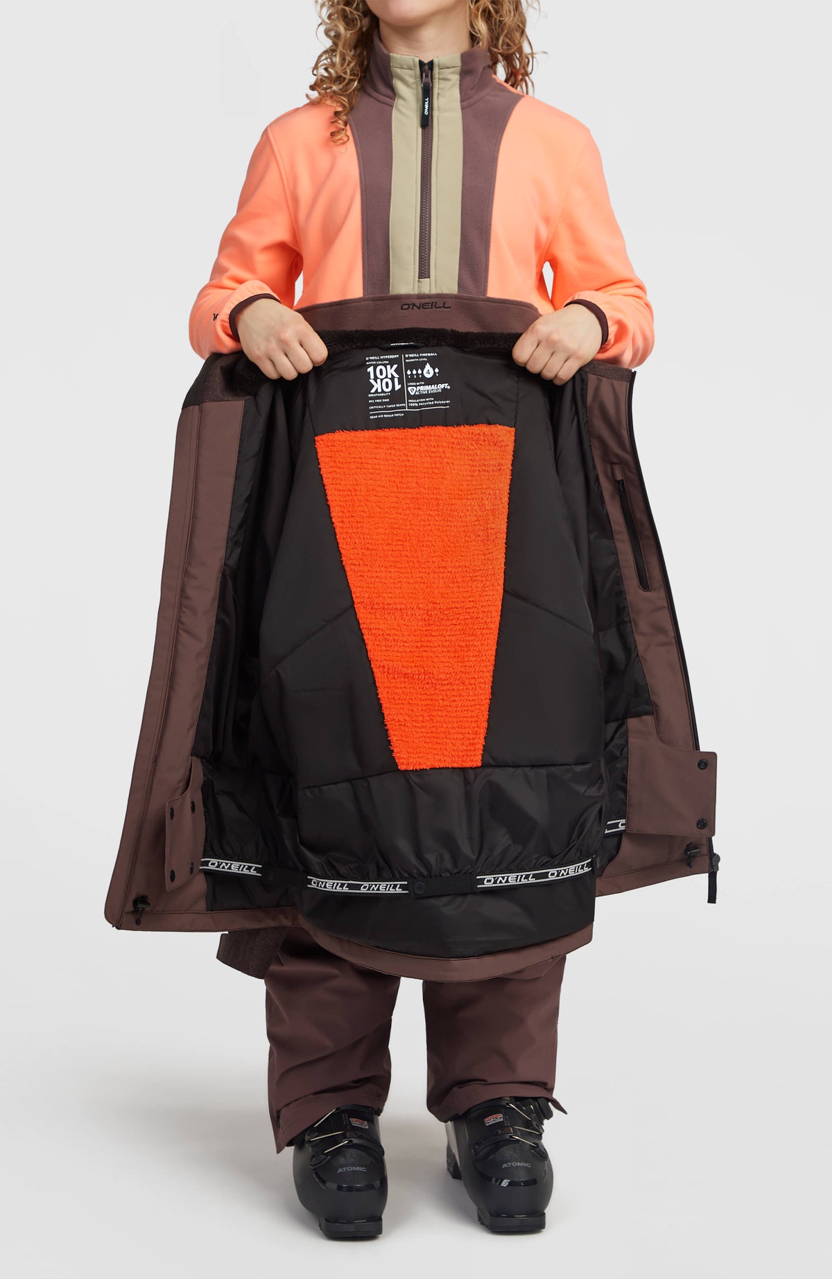 FWC'Cruz Melange Snow Jacket | Purple Gray