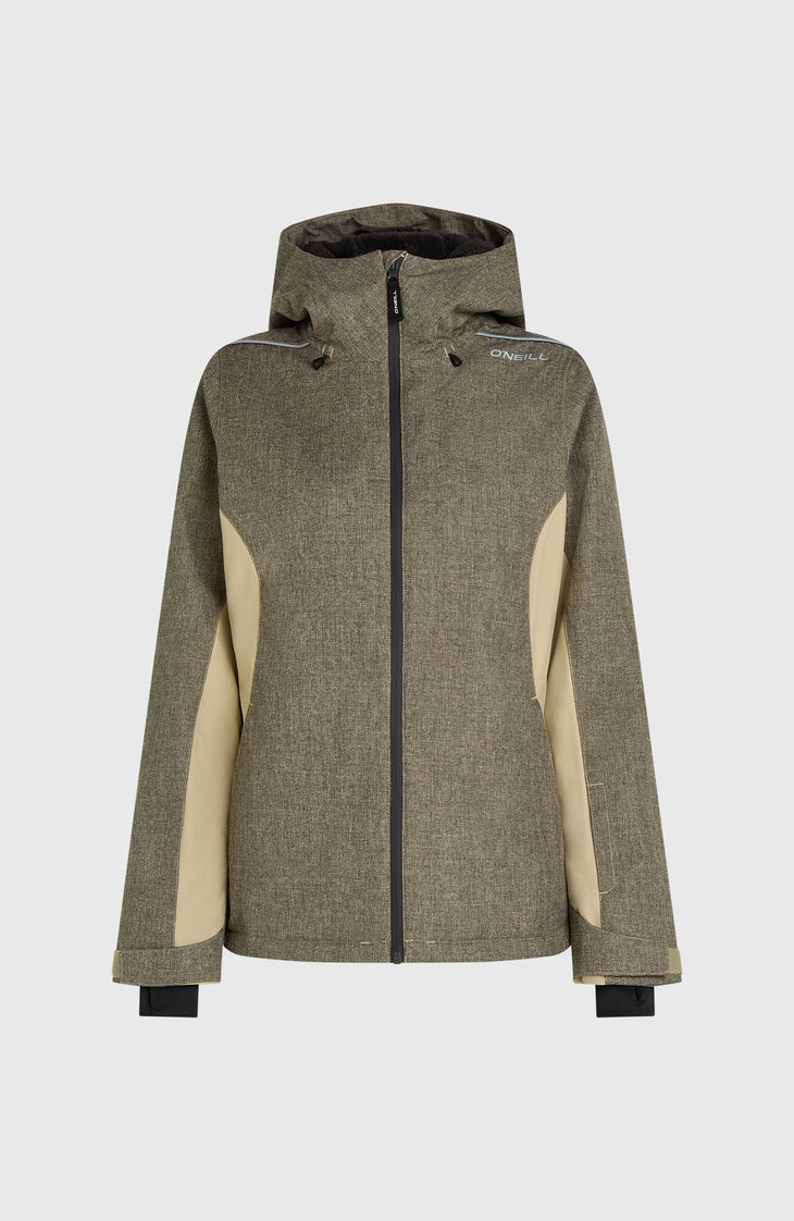 FWC'Cruz Melange Snow Jacket | Olive Blush