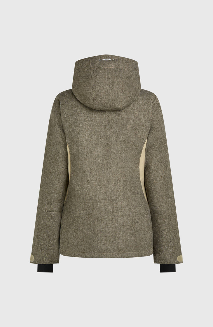 FWC'Cruz Melange Snow Jacket | Olive Blush