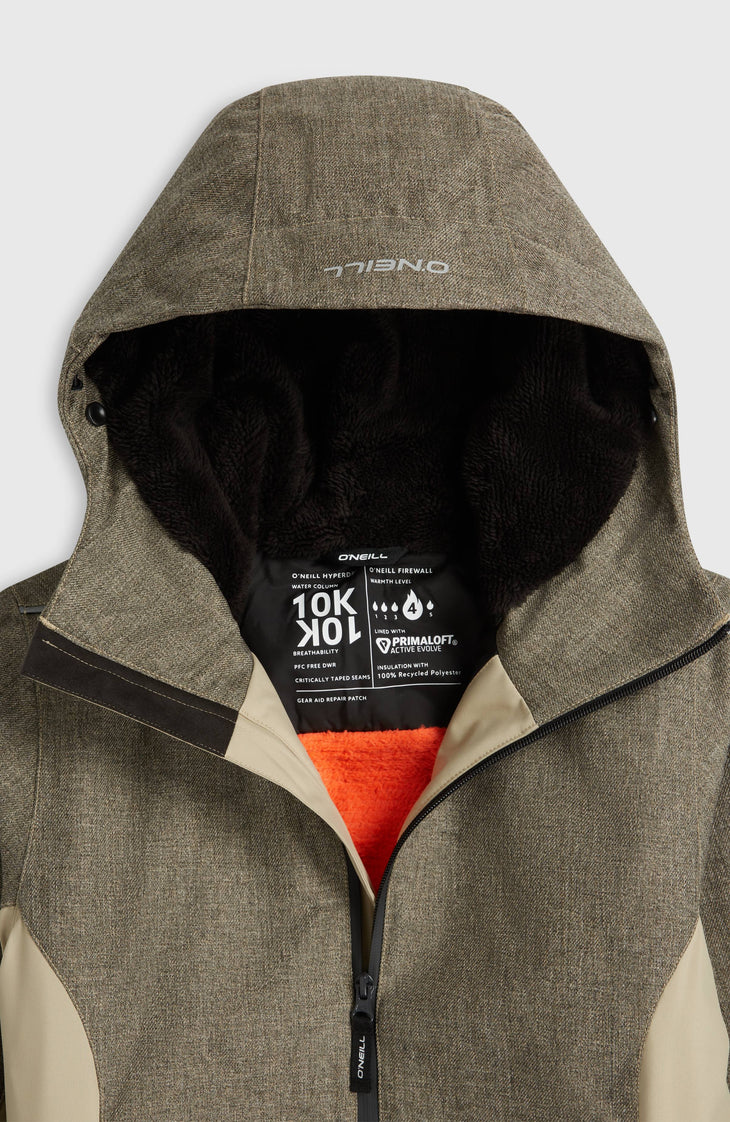 FWC'Cruz Melange Snow Jacket | Olive Blush