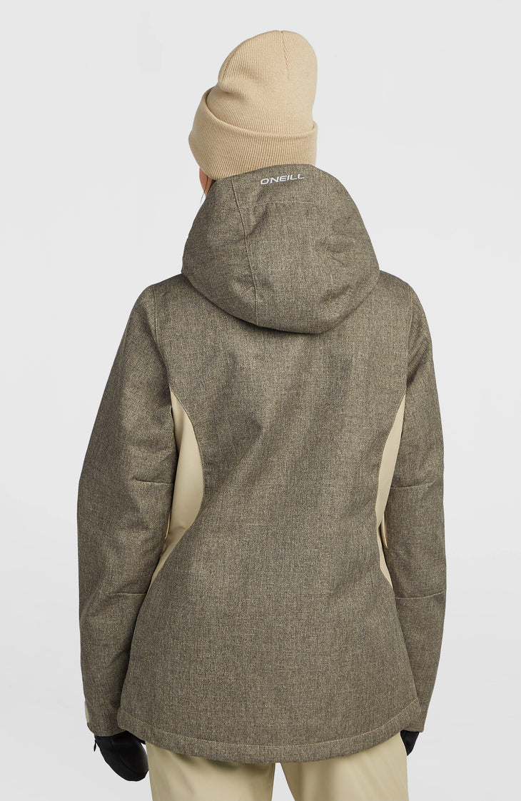 FWC'Cruz Melange Snow Jacket | Olive Blush