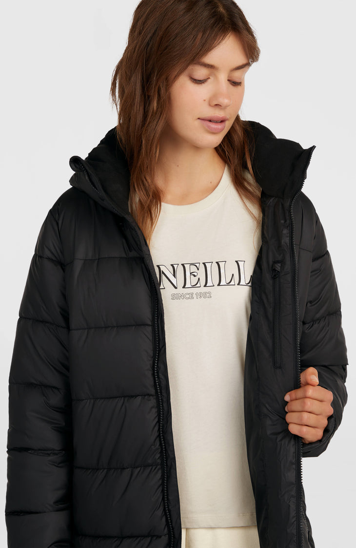 Must-Have Long Puffer Jacket | Black Out