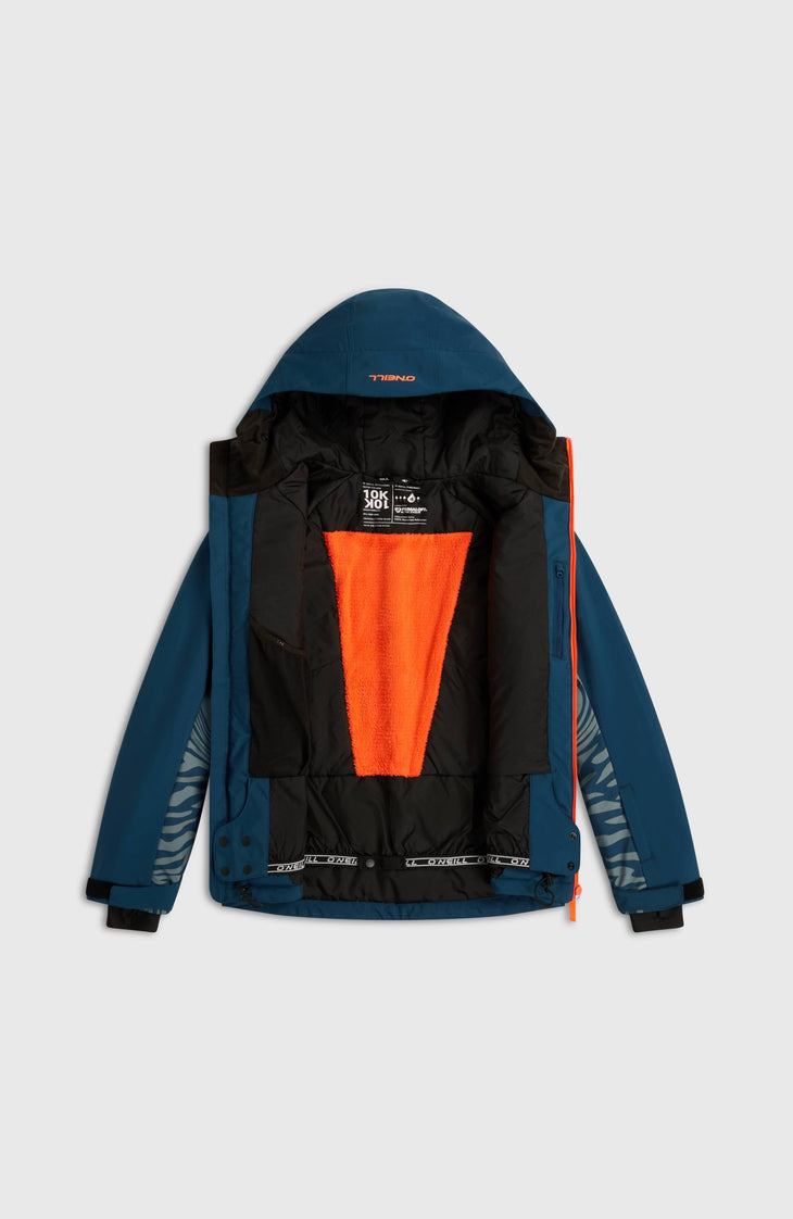 FWC'Cruz Duo Snow Jacket | Blue Swirl Zebra