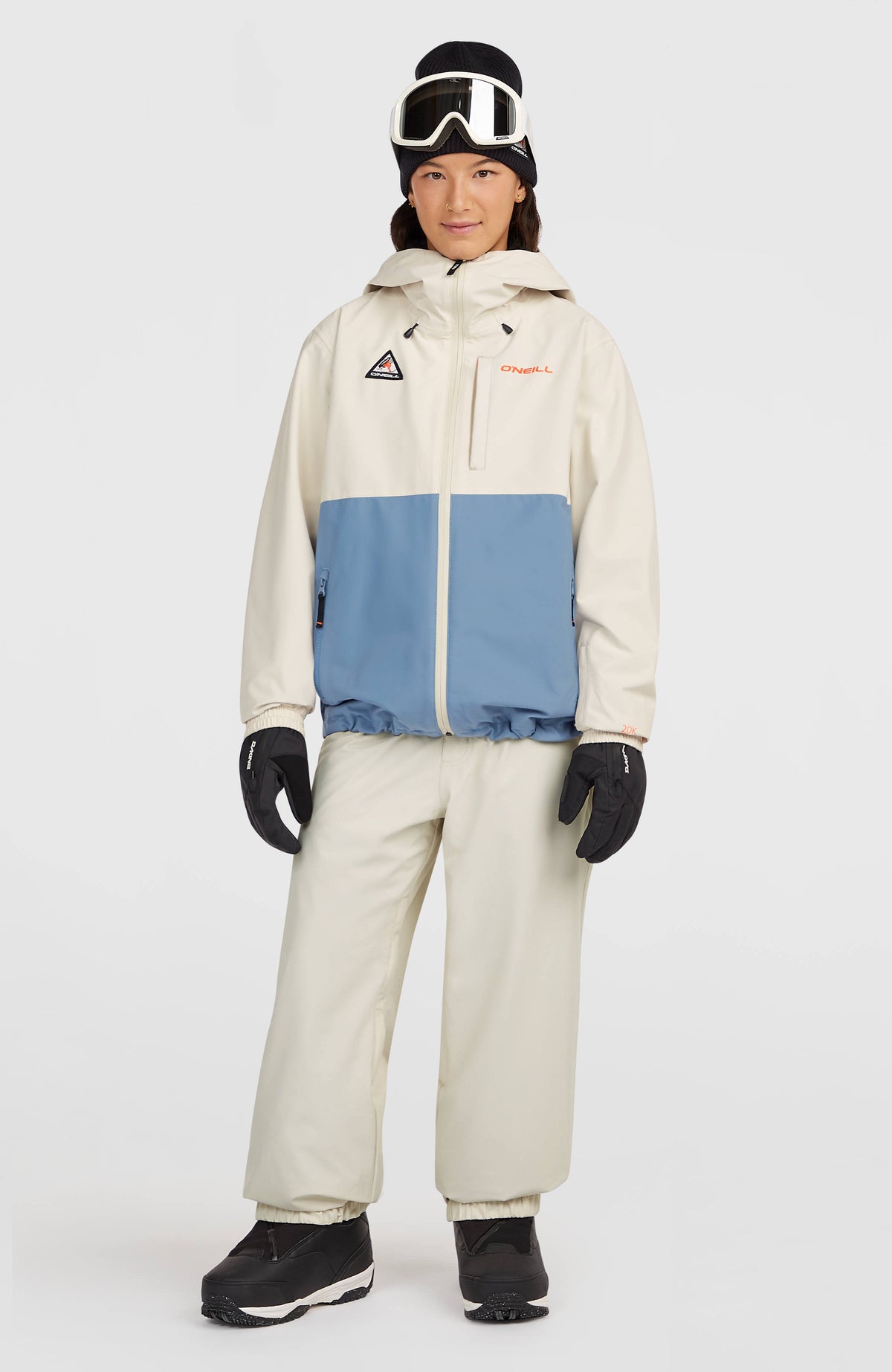 FWC'Play Park Snow Jacket | Linen White Colour Block