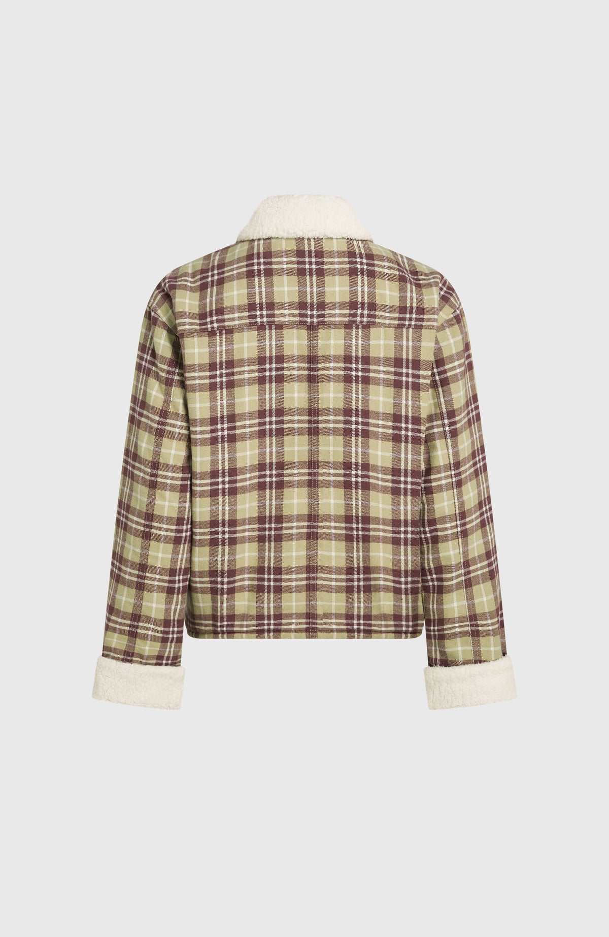 O'Riginals Fleece-Lined Jacket | Beige Check Flannel