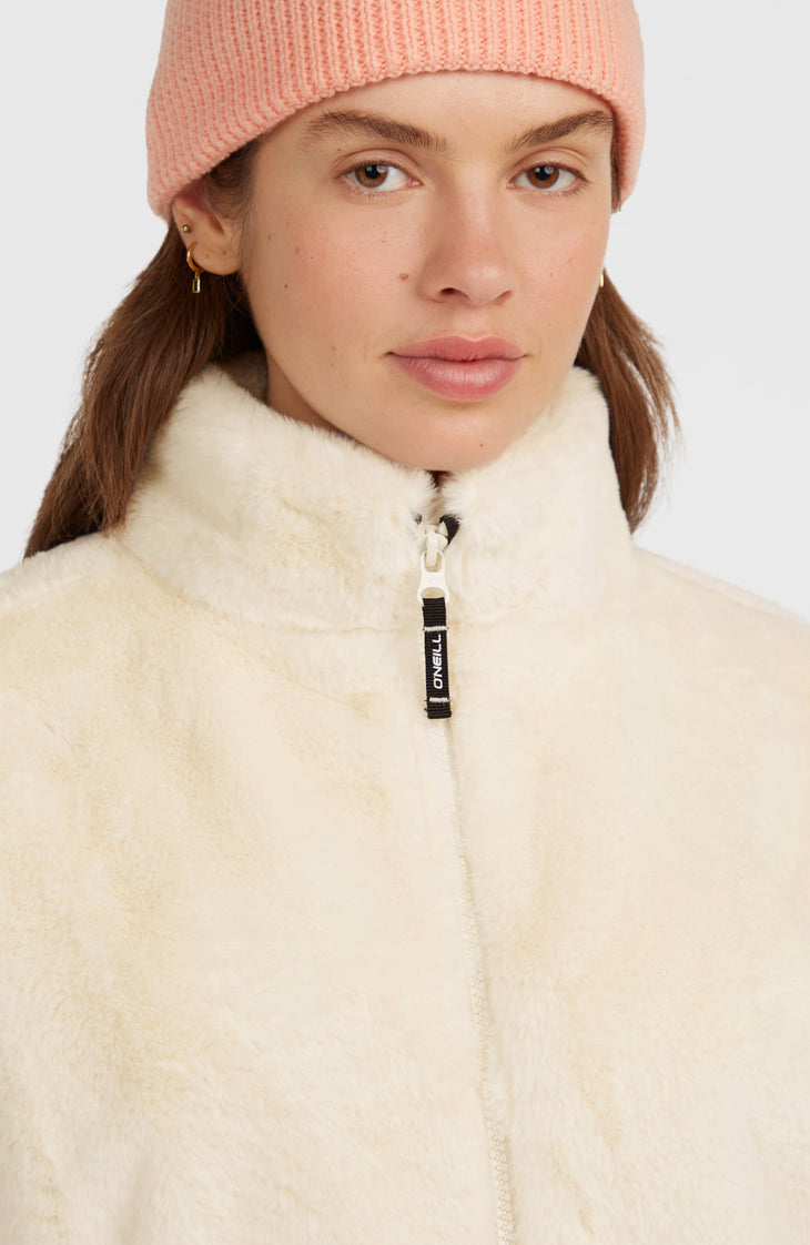 O'Neill Must-Have Full-Zip Faux-Fur Jacket | Linen White