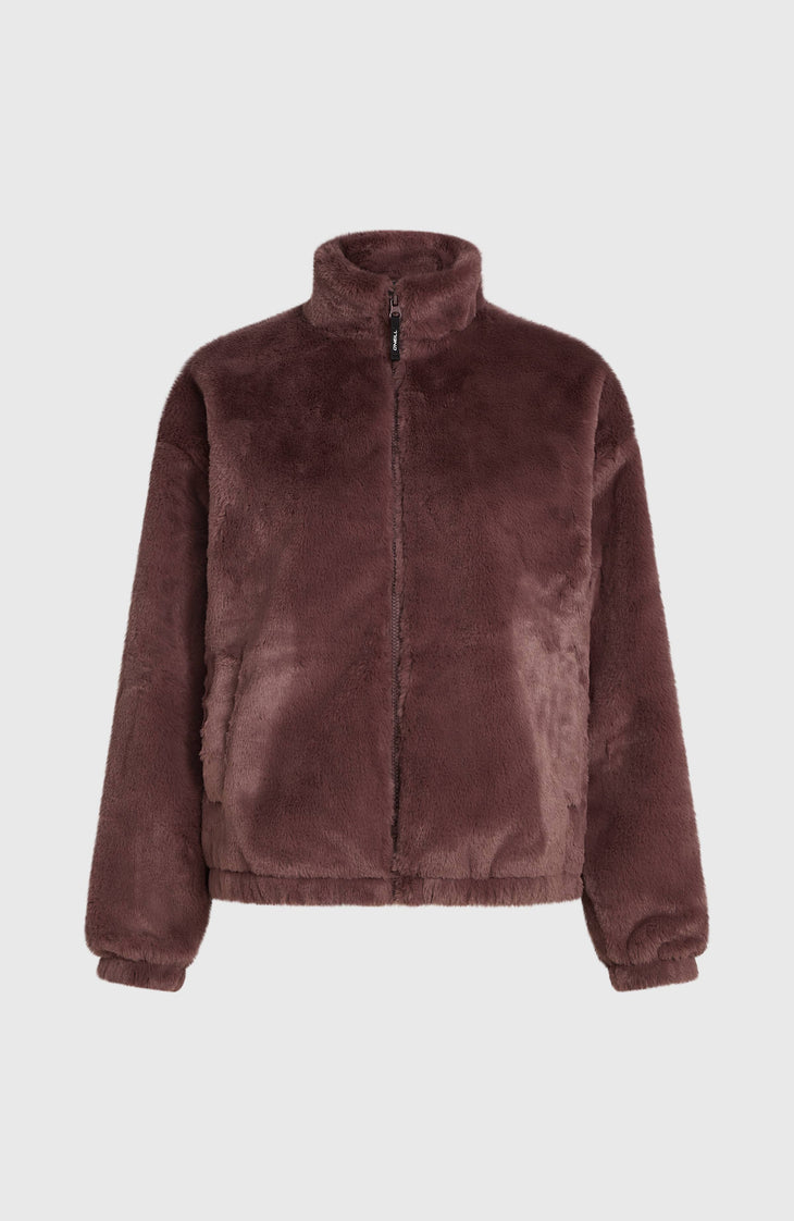 O'Neill Must-Have Full-Zip Faux-Fur Jacket | Purple Gray