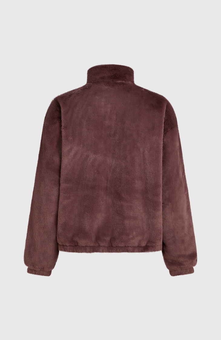 O'Neill Must-Have Full-Zip Faux-Fur Jacket | Purple Gray