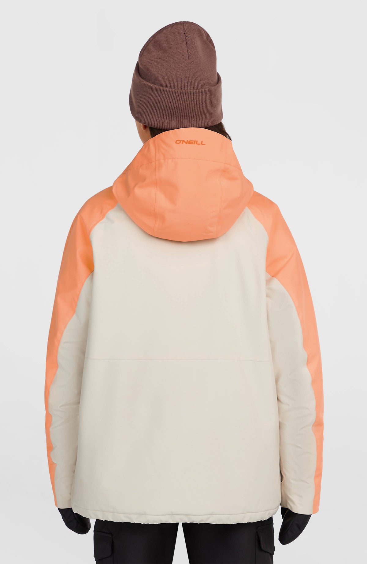 FWC'Cruz Raglan Snow Jacket | Funky Peach Colour Block