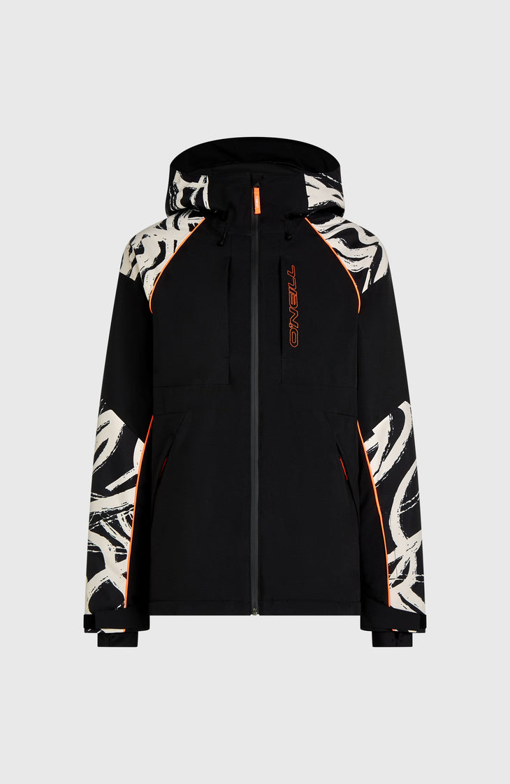 FWC'Cruz Break Point Snow Jacket | White Snowtracks