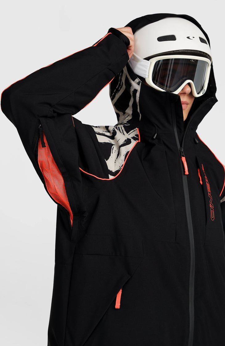 FWC'Cruz Break Point Snow Jacket | White Snowtracks