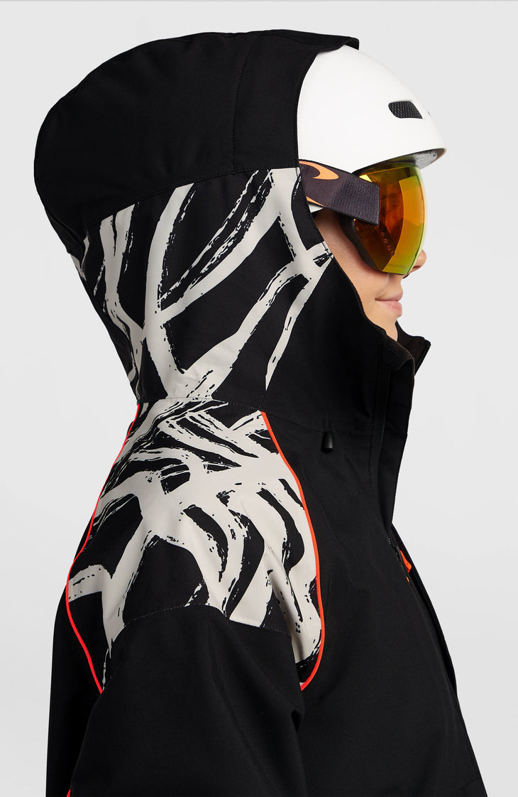 FWC'Cruz Break Point Snow Jacket | White Snowtracks