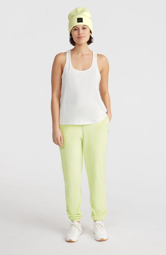 Velour Sweatpants | Lime Wash