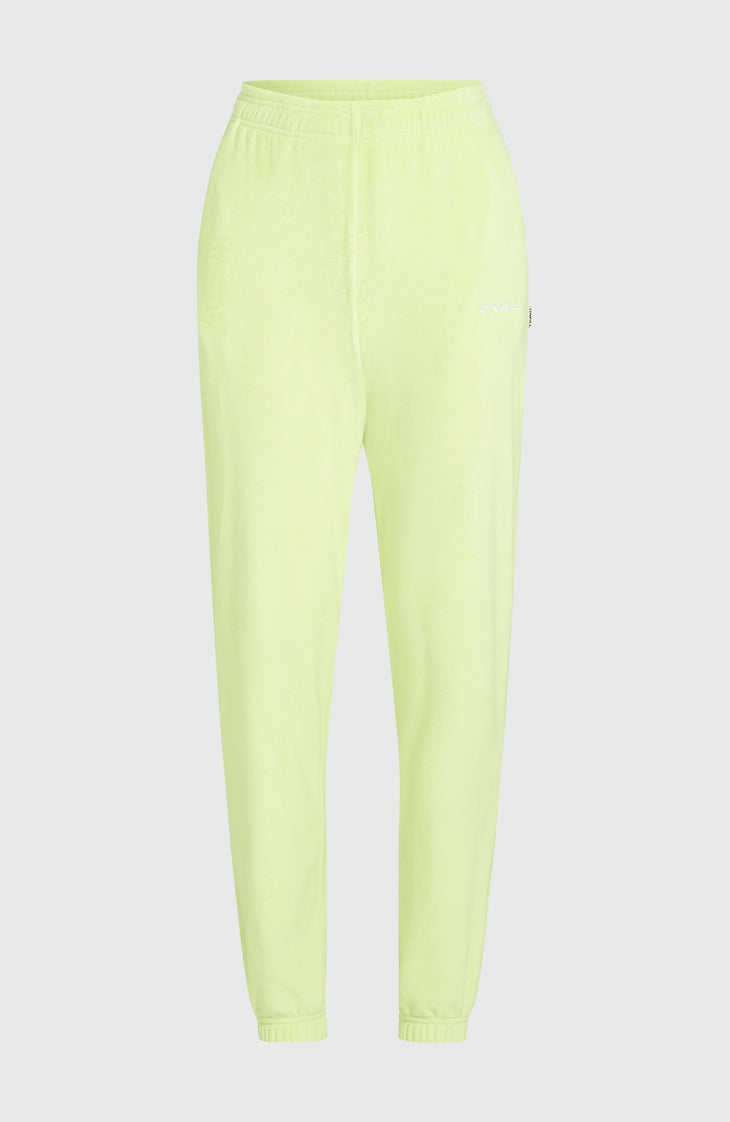 Velour Sweatpants | Lime Wash
