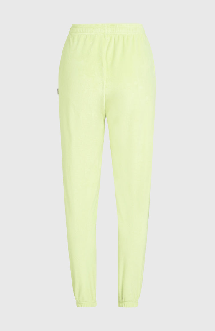 Velour Sweatpants | Lime Wash