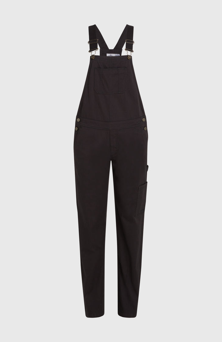 Twill Dungarees | Black Out