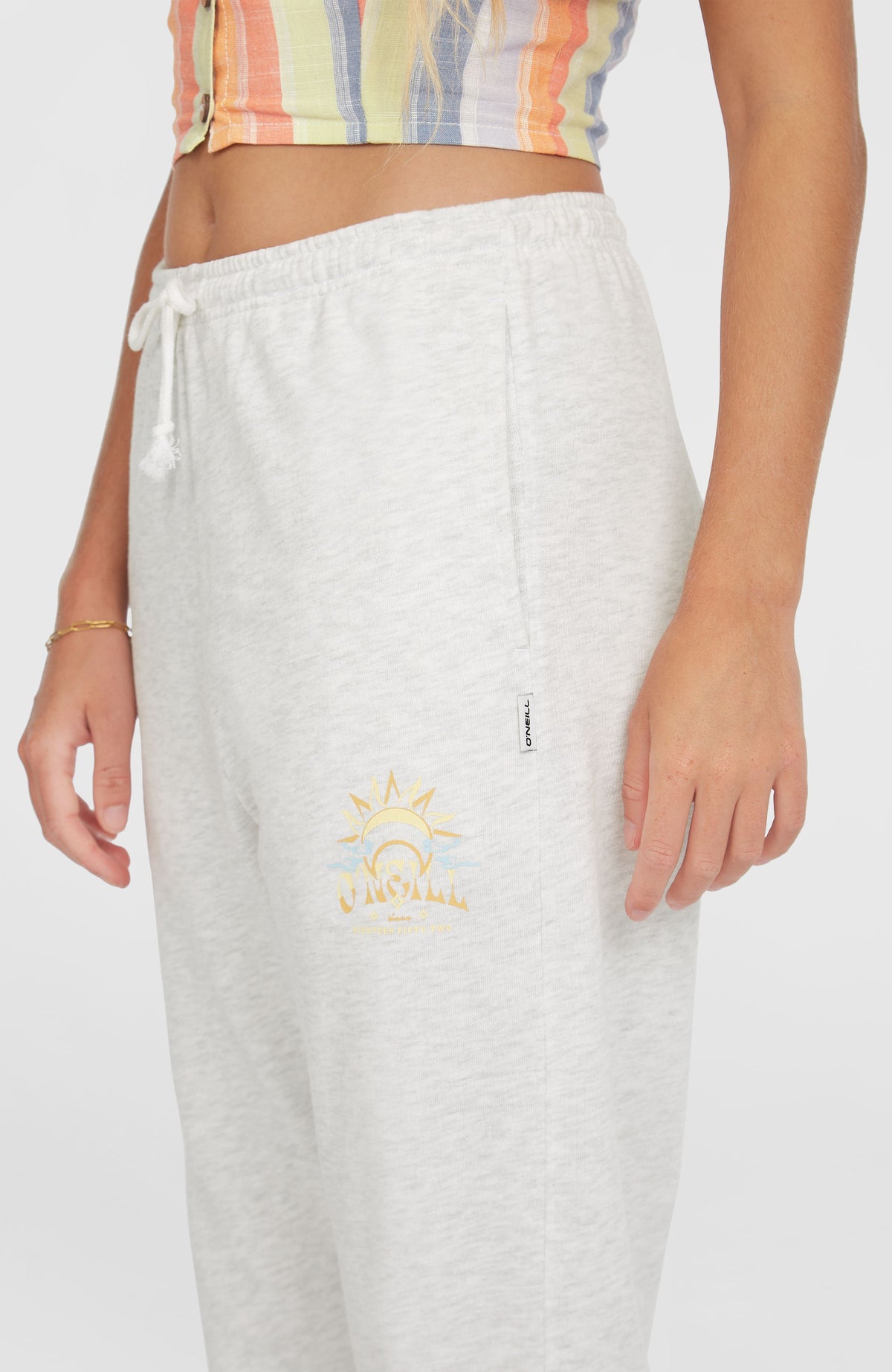 Beach Vintage Sweatpants | White Melange