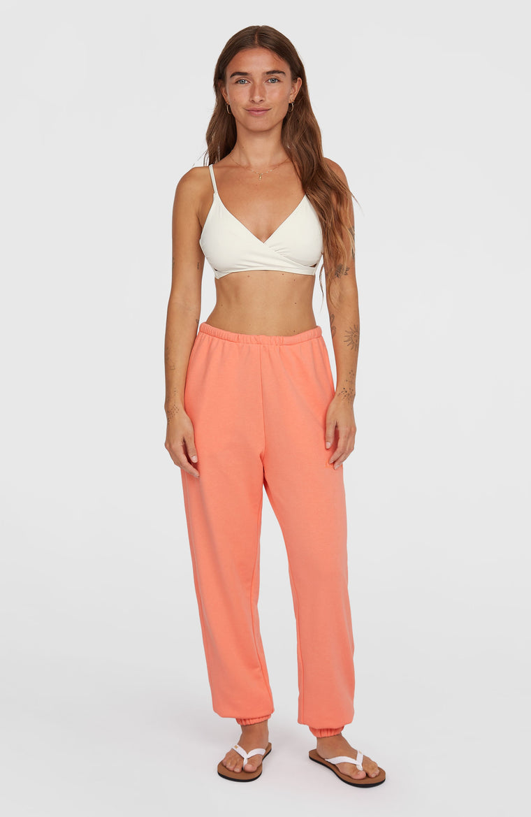 Essentials Script Sweatpants | Coral Pink Essentials Script Sweatpants | Coral Pink