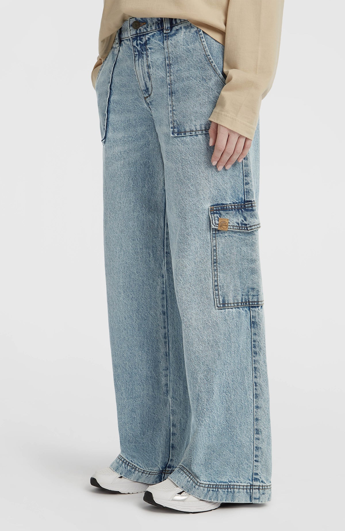 O'Riginals Denim Cargo Pants | Denim Blue