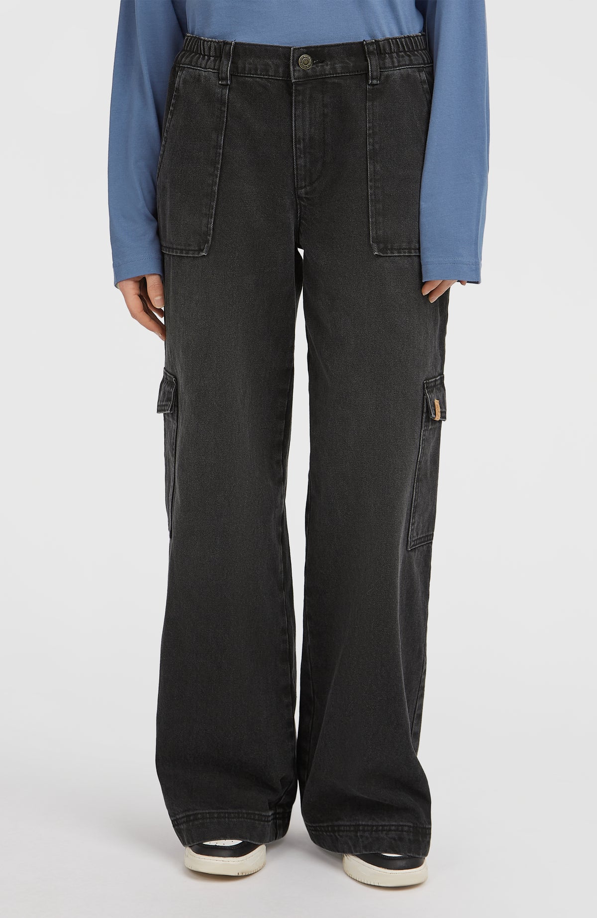 O'Riginals Denim Cargo Pants | Black Out