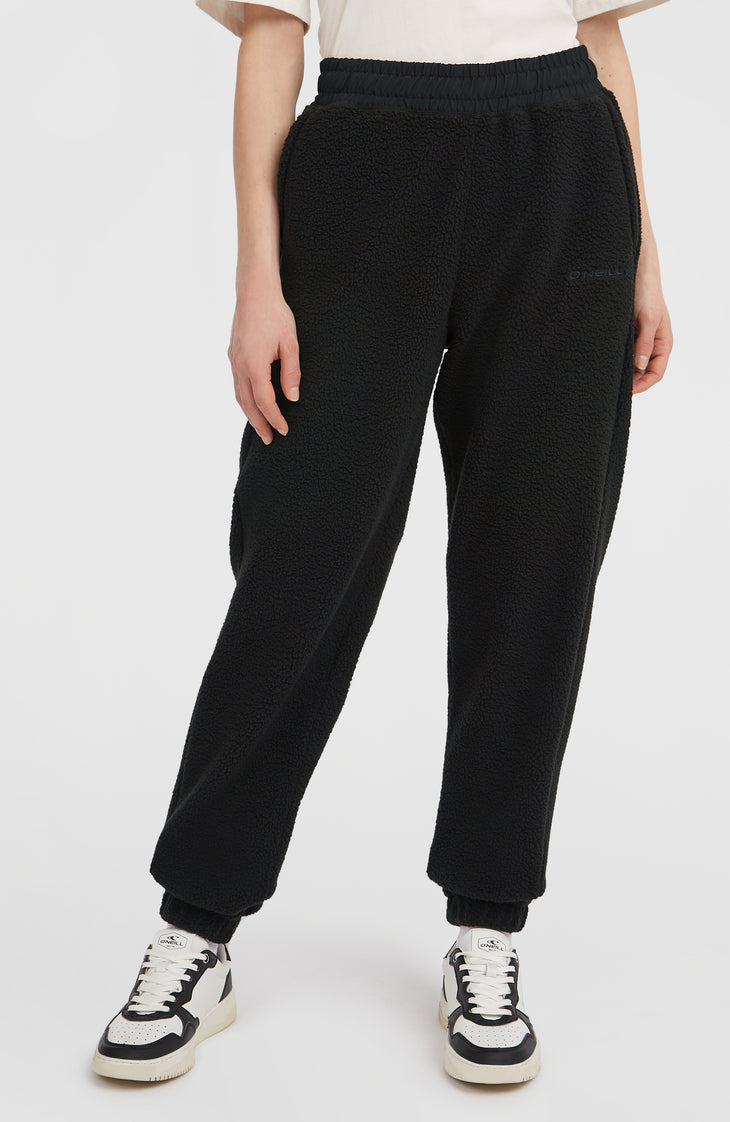 Must-Have High-Pile Sweatpants | Black Out