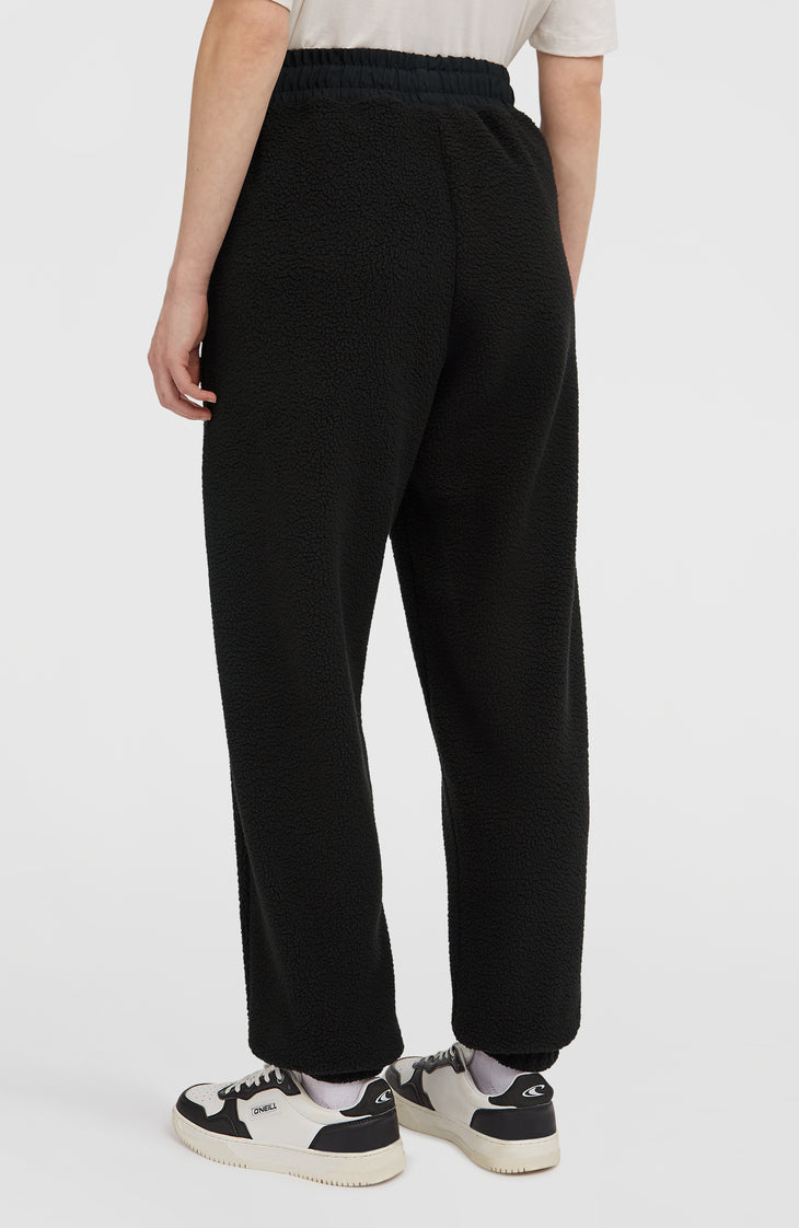 Must-Have High-Pile Sweatpants | Black Out