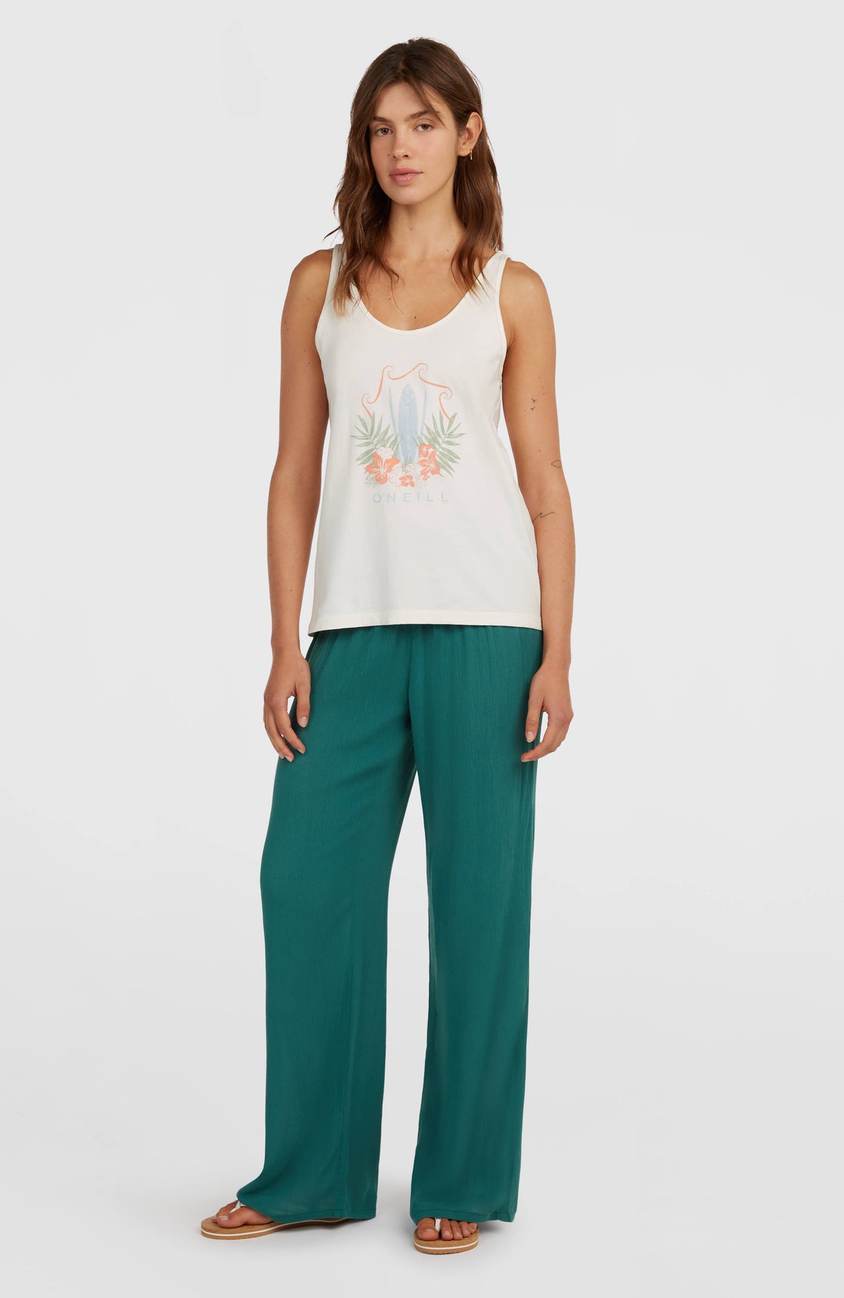 Johnny Smocked Waist Pants | Botanical Heat