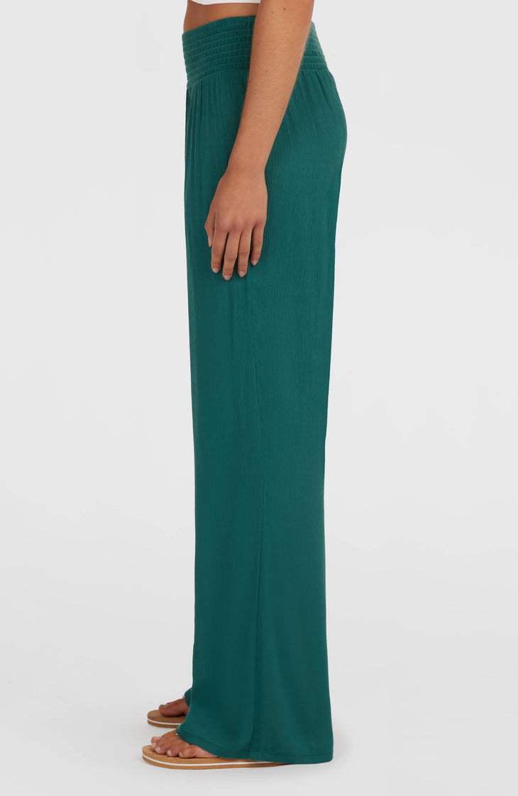 Johnny Smocked Waist Pants | Botanical Heat